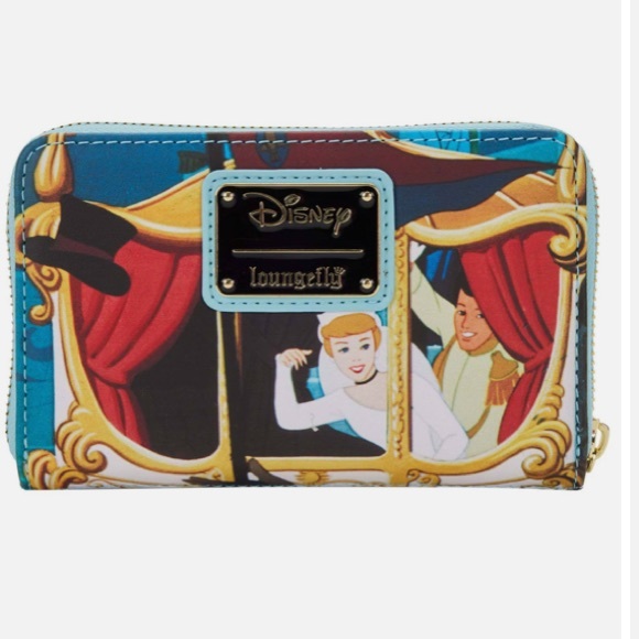 Loungefly x Disney Cinderella Mice Scenes Wallet Purse Bag NWT - Picture 6 of 14